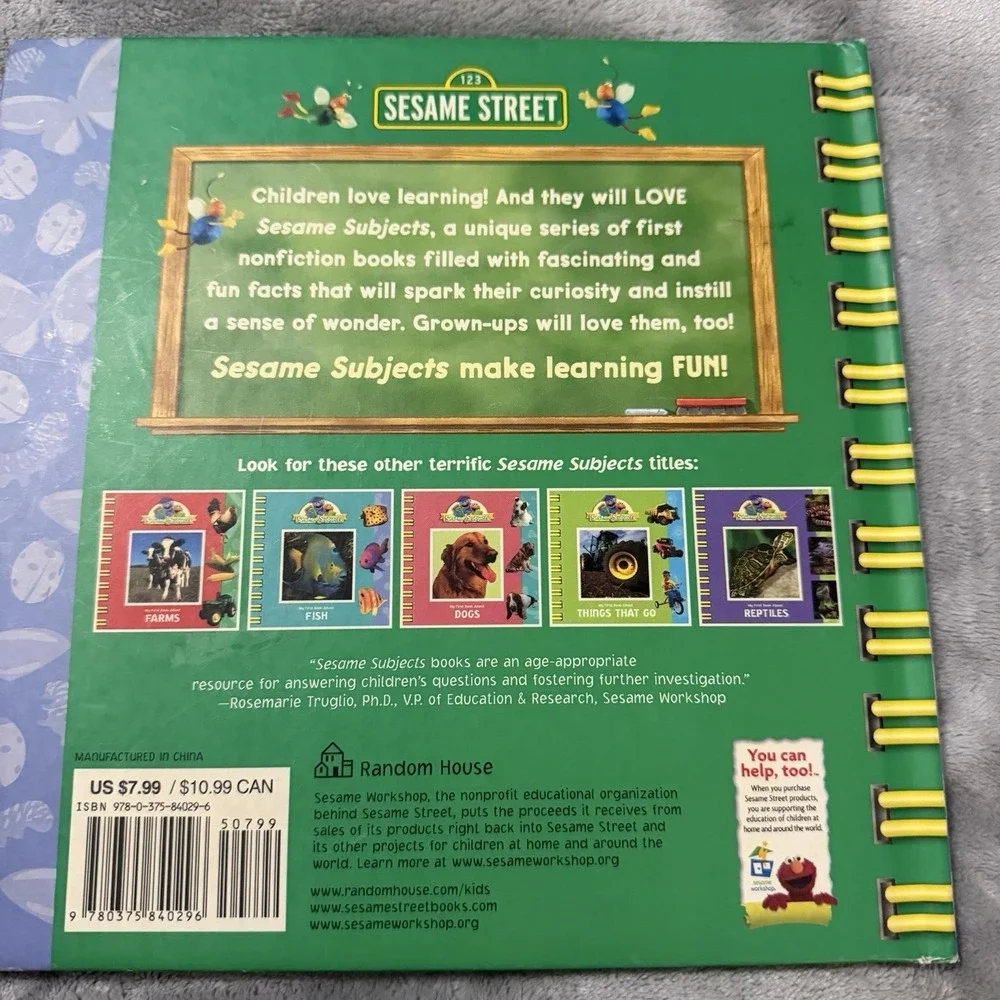 Sesame Subjects: My First Book about Insects by Kama Einhorn Random House